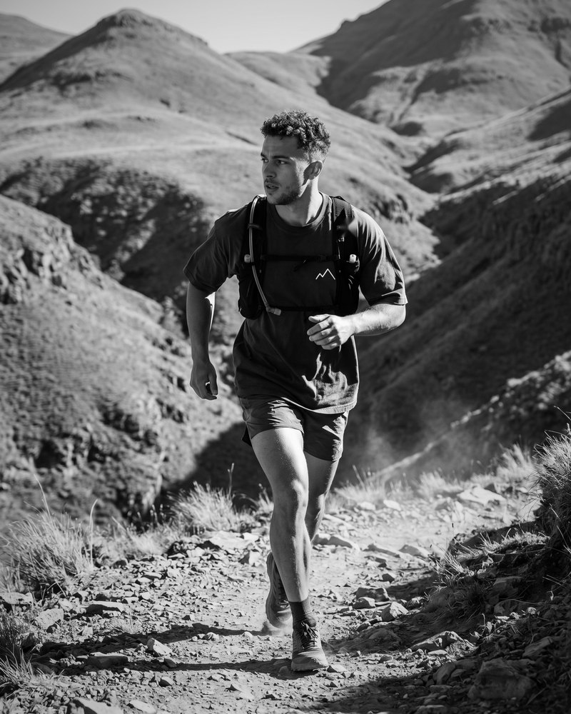 The Tee worn trail running